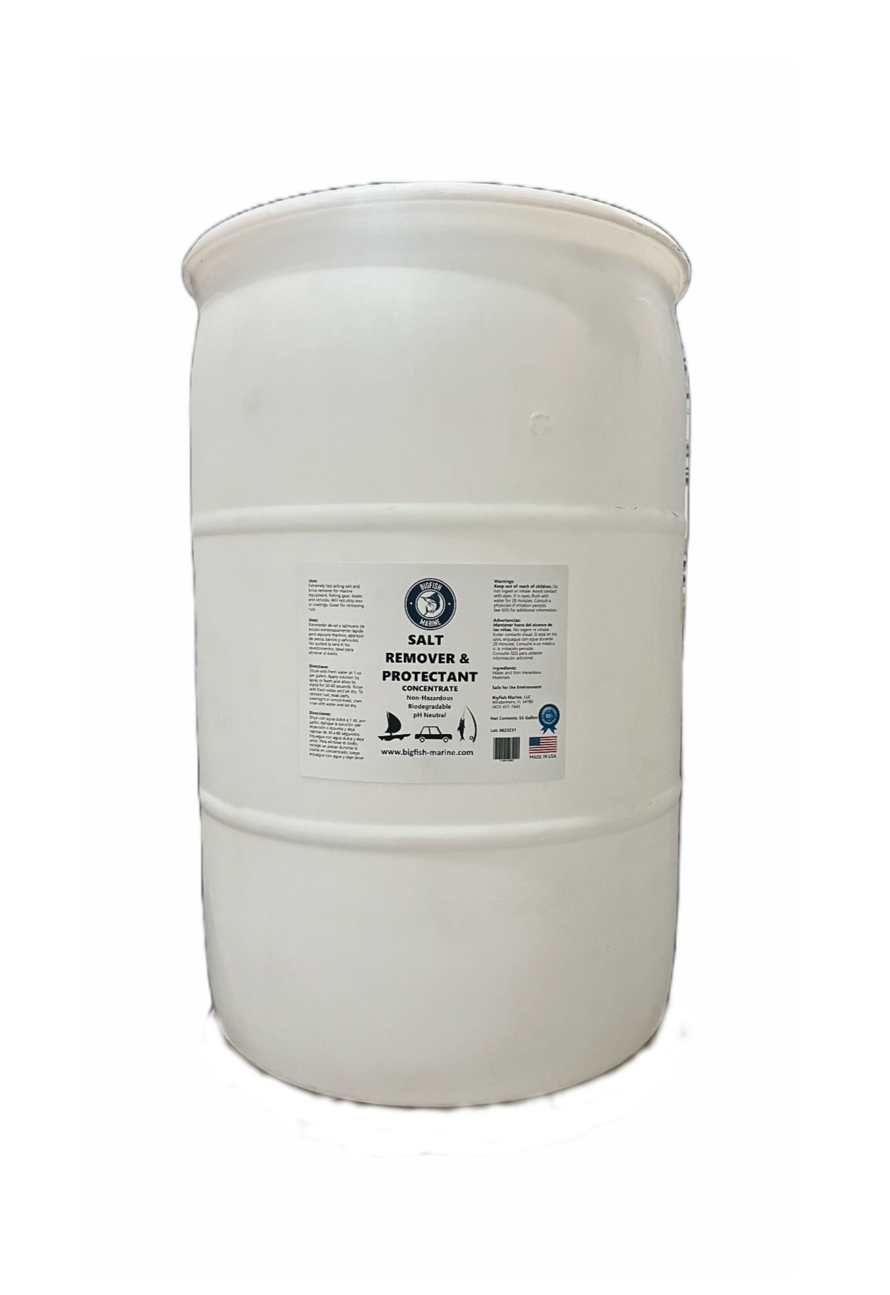 Salt Remover & Protectant Concentrate - 55 gallon drum
