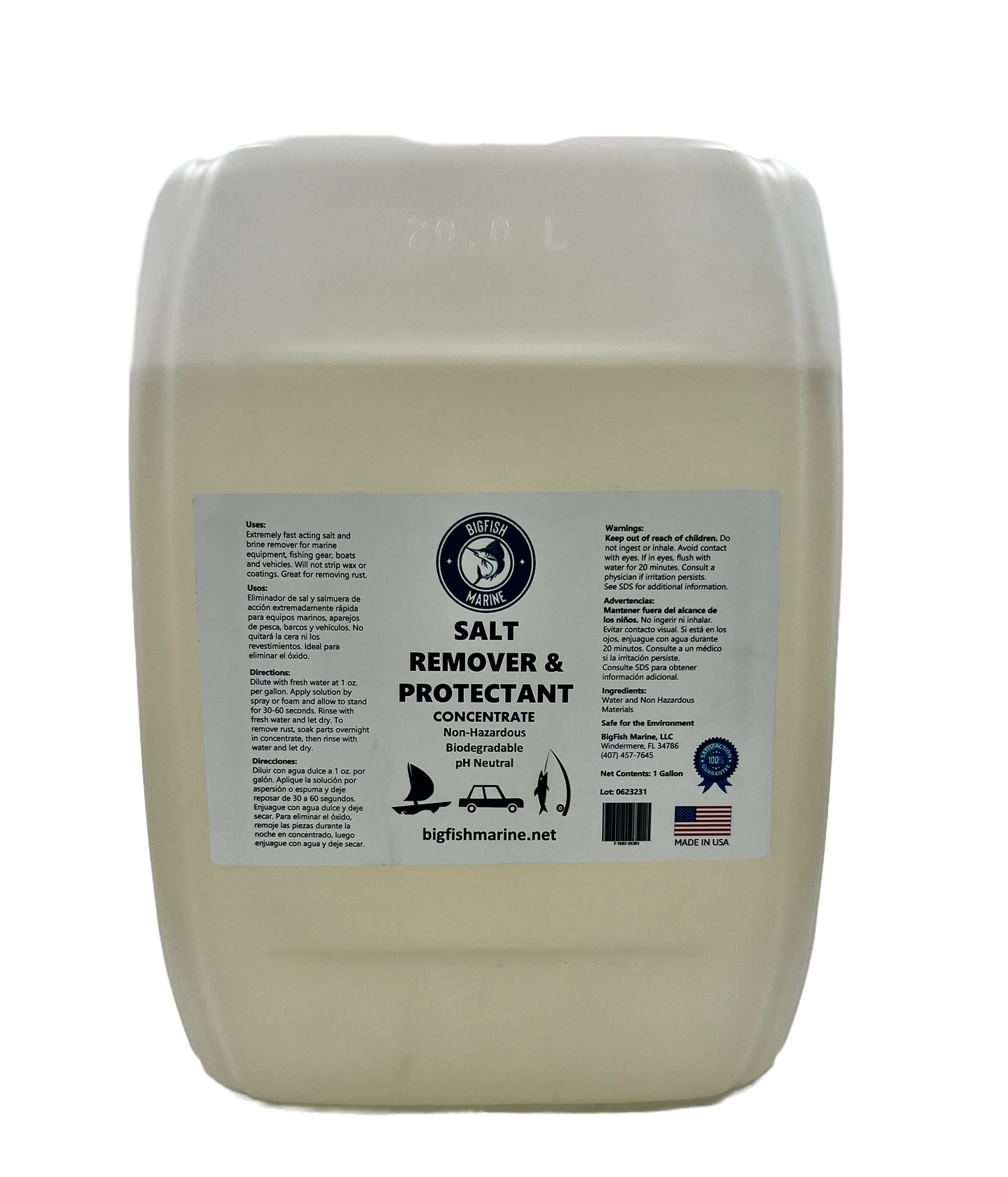 Salt Remover & Protectant Concentrate - 5 gallon pail